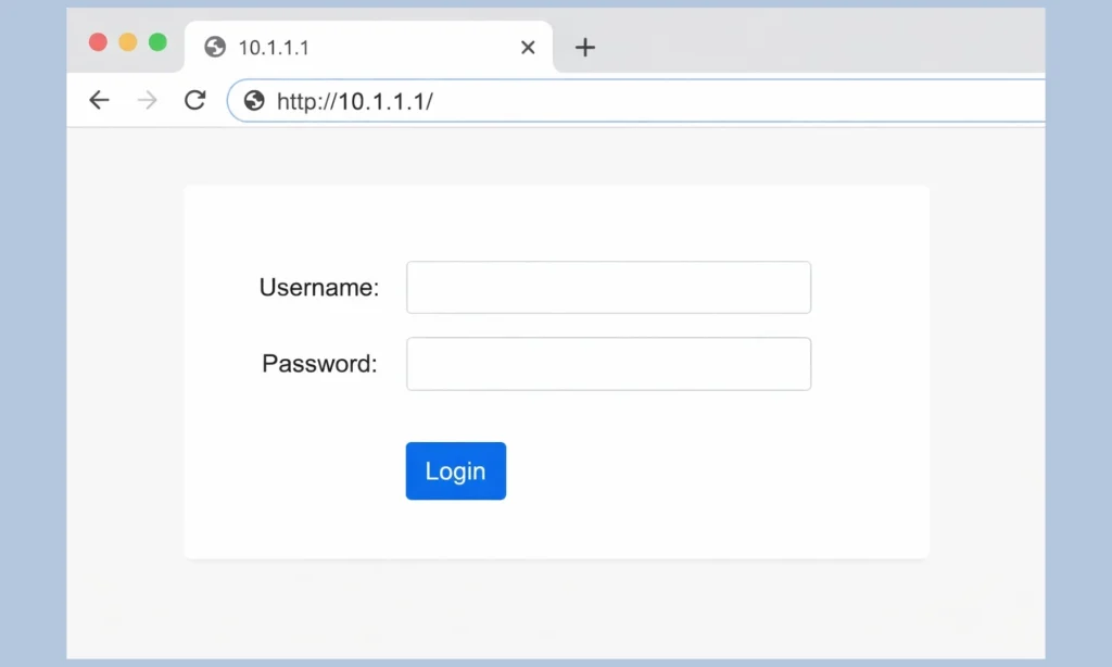Login to 10.1.1.1