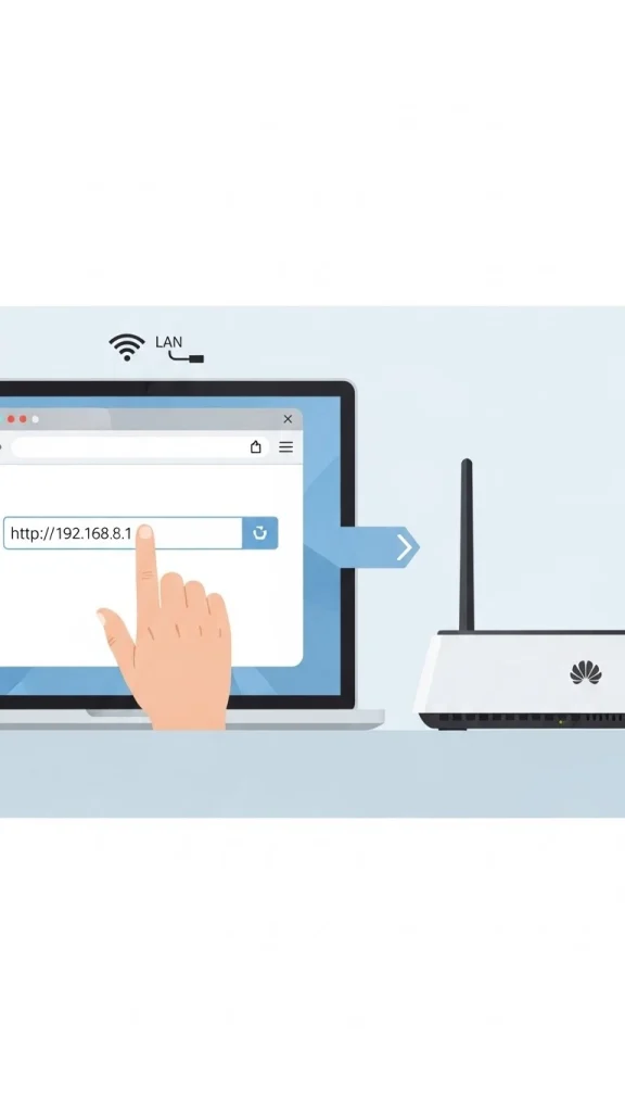 Huawei Router via 192.168.8.1