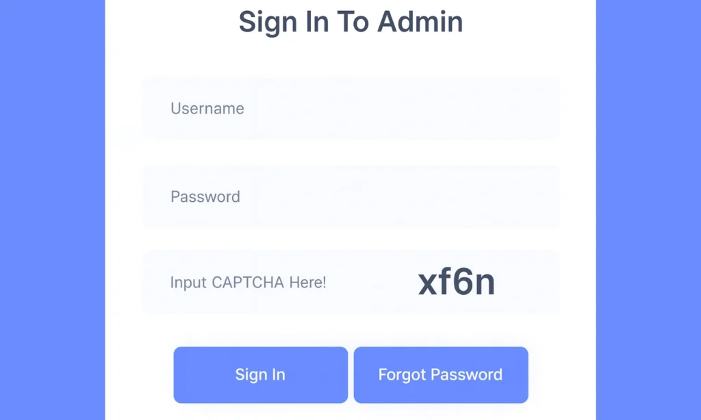 Enter Login Credentials