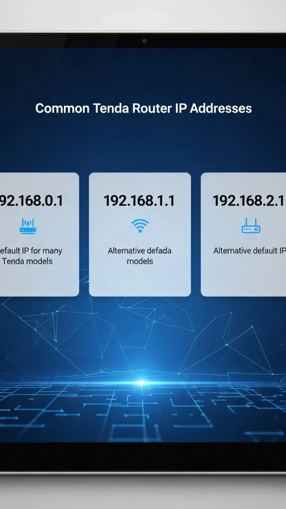 Default IP Addresses