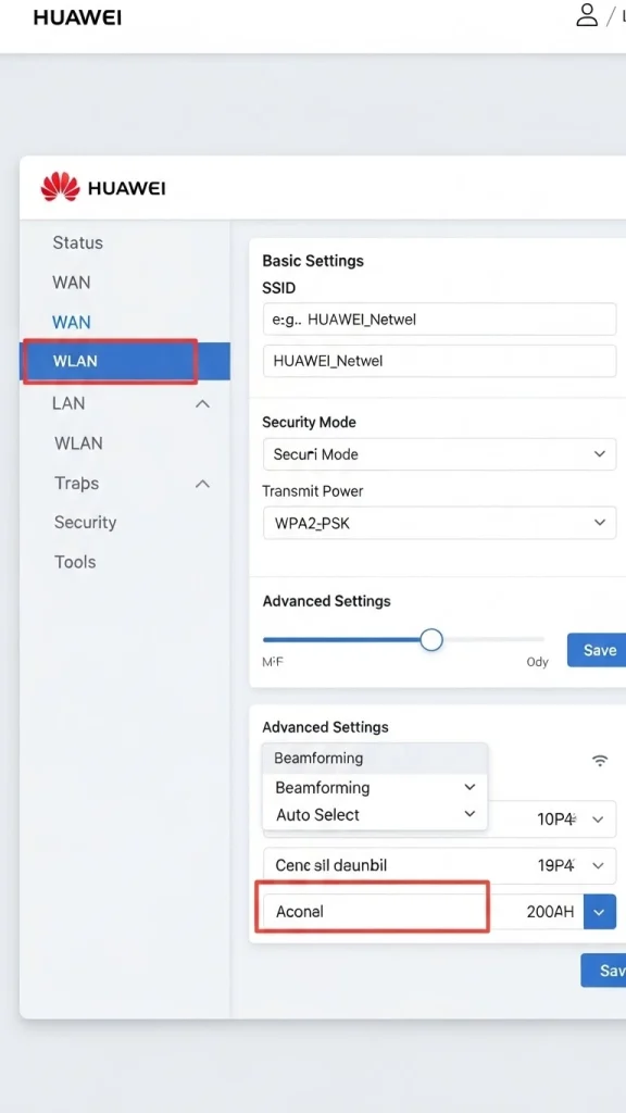 Change Huawei WiFi Password Through 192.168.l00.1