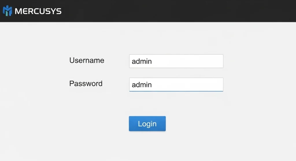 Default Mercusys Login
